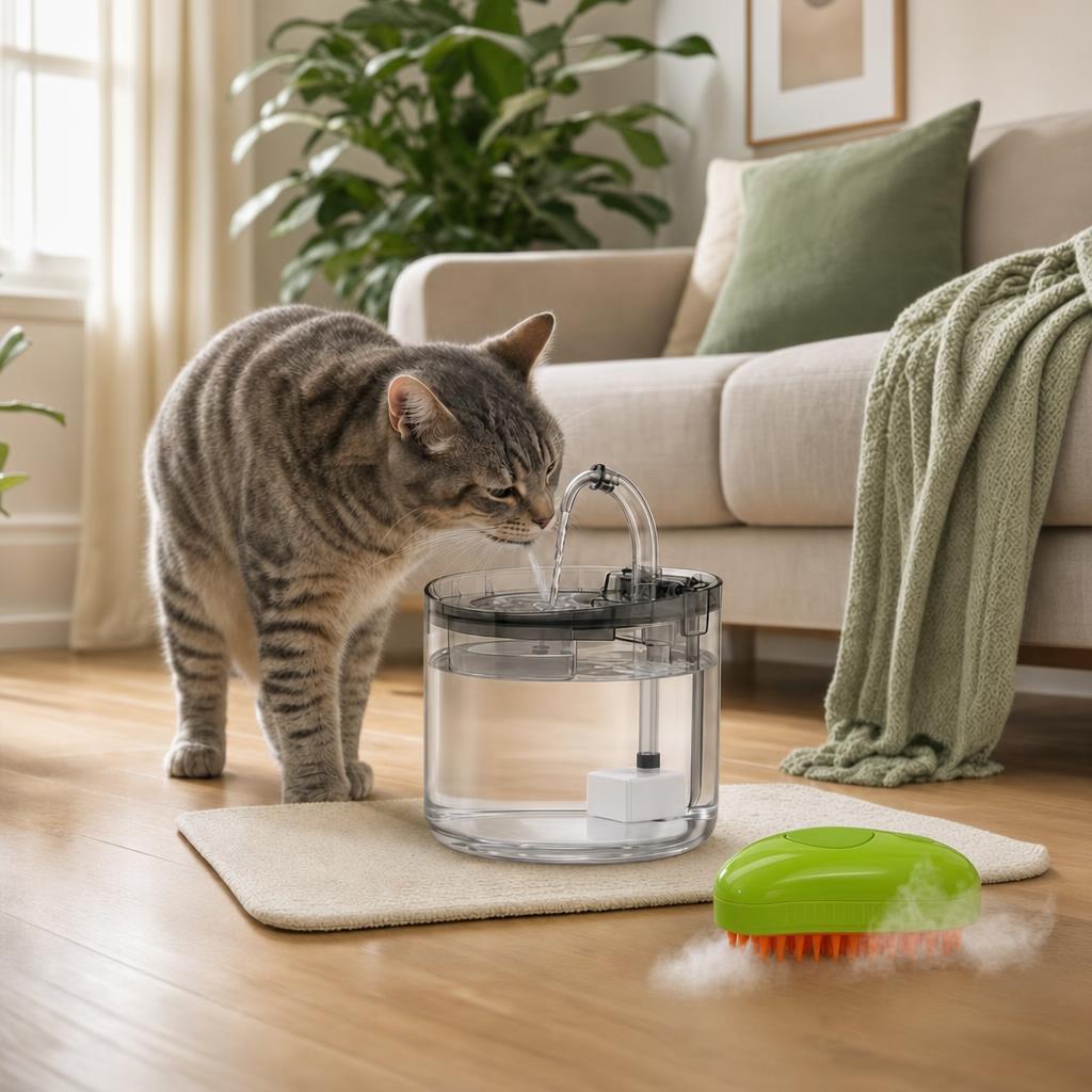 Fuente de Agua Automática para Mascotas 1,8 L